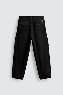 RELAXED FIT CARGO TROUSERS - Zara фото 8