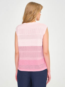 Блузка вязаная