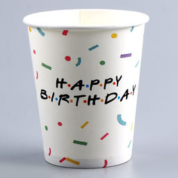 Набор бумажной посуды Happy birthday: 6 тарелок, 6 стаканов - Страна карнавалия фото 10