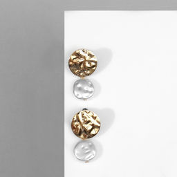 Серьги с жемчугом Нефаз, цвет белый в золоте