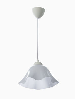 Светильник подвесной «Ирис», 1×15 Вт, Е27, 28×28×14(85) см, белый
