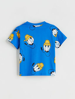 Donald Duck Bask?l? Erkek Bebek Ti??rt ve ?ort 2li