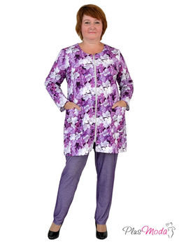 Плащ Модель №326 размеры 44-80 - Plusmoda фото 2