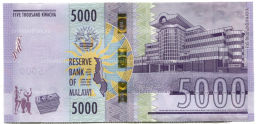 5000 квача 2021 года Малави