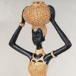 Статуэтка Африканка 10х6х28 / LY222319-A /уп 24/ - Галеонтрейд фото 5