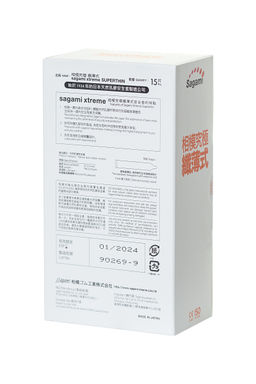 Презервативы Sagami, xtreme, 0.04, латекс, 19 см, 5,4 см, 15 шт.  фото 3