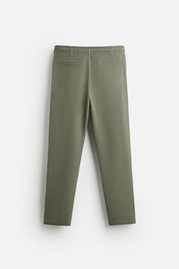 COMFORT FIT JOGGER WAIST TROUSERS - Zara фото 24