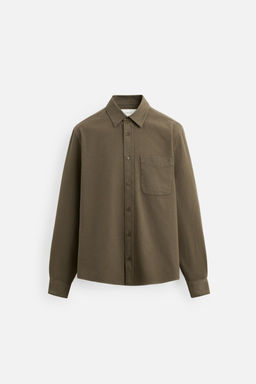 BRUSHED COTTON SHIRT - Zara фото 16