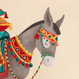 Набор салфеток Этель Нью-Дели 40х40см - 4шт, 100% хл, саржа 190гр/м2  фото 7