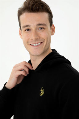 Мужской черный свитшот - U.s. polo assn фото 2