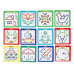 Геоборд с карточками, 23х23 см - Лесная мастерская фото 6