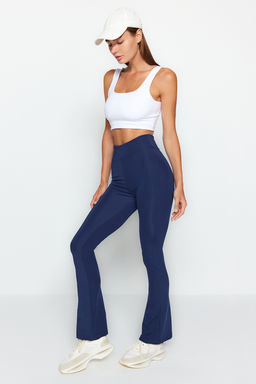 TRENDYOLMILLA Siyah Toparlay?c? Ispanyol Paca Yoga Orme Spor Tayt TWOAW23TA00018  фото 2