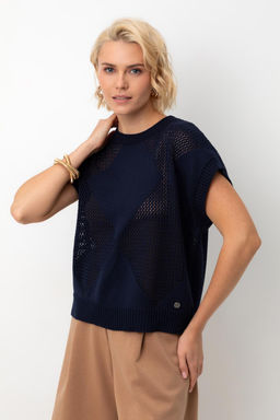 ЕВ 30193/темно-синий джемпер жен