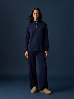 Dik Yaka Kad?n Sweatshirt Tunik