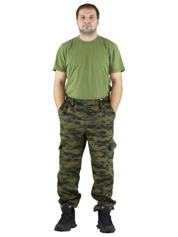 Удлиненный утепленный демисезонный костюм Forest trail G.Black для активного отдыха (горка на флисе) - Rax фото 10