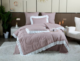 Комплект с одеялом Писели (пыльная роза жемчуг)