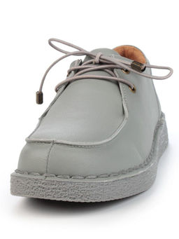 01-D7583-2 GRAY Ботинки демисезонные женские (натуральная кожа) - Фабричный китай фото 5