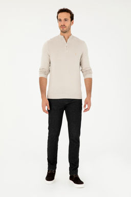 Мужской базовый свитер с каменным узором - U.s. polo assn фото 4