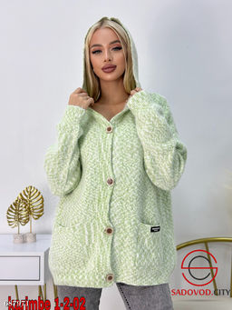 Женский кардиган с капюшоном