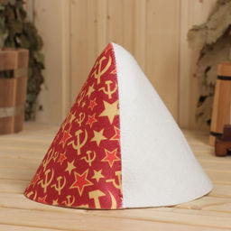 Шапка для бани СССР принт - Добропаровъ фото 2