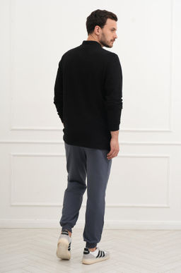 Мужской базовый лонгслив-поло Happyfox