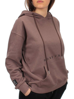 A-09 BROWN Худи женское (85% хлопок, 15% полиэстер)