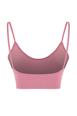 TRENDYOLMILLA Siyah Seamless/Dikissiz Ip Ask?l? Balensiz Kaps?z Bralette Orme Sutyen THMAW23SU00140  фото 27