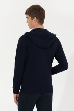 Кардиган U.S. Polo Assn мужской темно-синий хлопок  фото 23