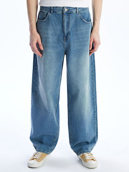 Loose Fit Erkek Jean Pantolon