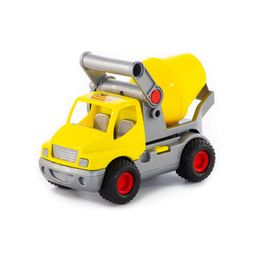 КонсТрак, автомобиль-бетоновоз (жёлтый) (в сеточке) - Полесье фото 6