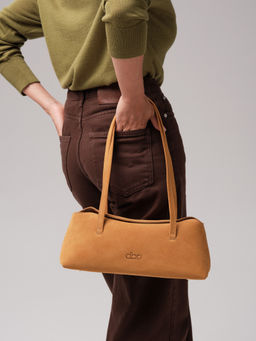 Замшевая сумка Raduy DBR 31127 светло-желтый  фото 5