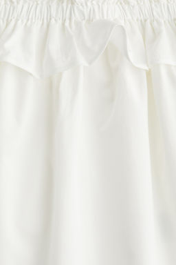 Blusa off-the-shoulder con escote de volante - H&m фото 7