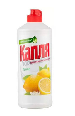КАПЛЯ VOX ср-во д/мытья посуды 500мл Лимон