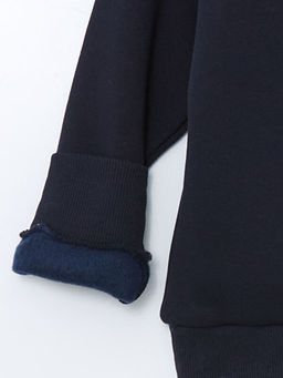 Bisiklet Yaka Bask?l? Erkek ?ocuk Sweatshirt - Waikiki фото 3