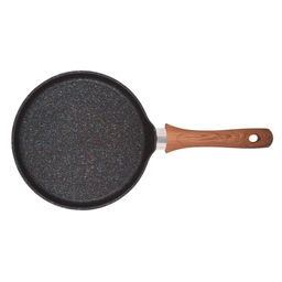 Сковорода блинная алюмин. 220мм с ручкой (АП) "Granit ultra Induction" blue (сбгги222а) (Кукмара)