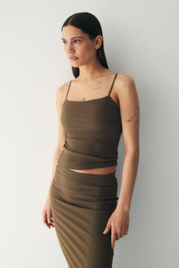 Top de tirantes Cooling Four-way stretch Slim Fit - H&m фото 4