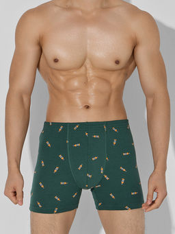 Цена за 2 штуки! Трусы мужские боксеры удлиненные зеленые