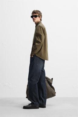 BRUSHED COTTON SHIRT - Zara фото 13