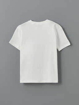 Bisiklet Yaka Timsah Bask?l? Erkek ?ocuk Ti??rt