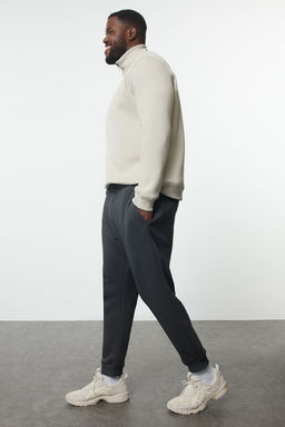 TRENDYOL MAN Antrasit Regular/Normal Kesim Basic Buyuk Beden Esofman Alt? TMNAW25AJ00000 - Trendyolmilla фото 3