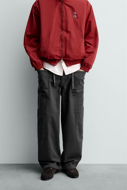 CHAMPION ® X ZARA DRAWSTRING CARGO TROUSERS  фото 2