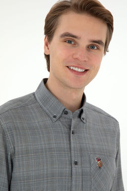 Мужская черная рубашка с длинным рукавом Неожиданная скидка в корзине - U.s. polo assn фото 2