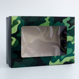 Цена за 5 шт. Коробка подарочная складная, крышка-дно, Поздравляю, 21?15?7 см с окном