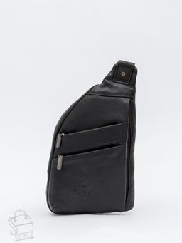 Рюкзак мужской кожаный 1772Z black Zinimsk