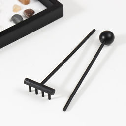 Японский сад камней настольный «Дзен. Колокол», с набором аксессуаров, 15×14×13 см