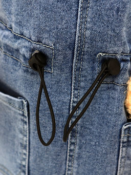 Сарафан джинсовый для девочек - Синий мир фото 10