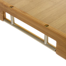 Поднос для завтрака "SHEF" 38*26*5см с пластиковыми ручками