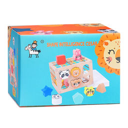 Сортер Фигуры и Животные в коробке - Щепочка фото 6