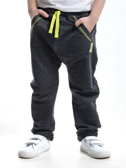 Брюки на резинке с подворотом UD 7333 черн.меланж - Mini maxi фото 4
