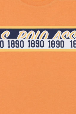 U. S. Polo Assn Детская оранжевая футболка с круглым вырезом - U.s. polo assn фото 12